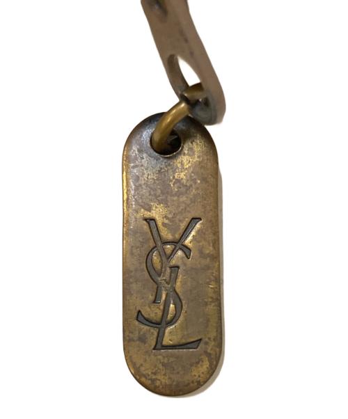 Yves Saint Laurent（イヴサンローラン）Yves Saint Laurent (イヴサンローラン) ジラフパターン セカンドバッグ ベージュの古着・服飾アイテム