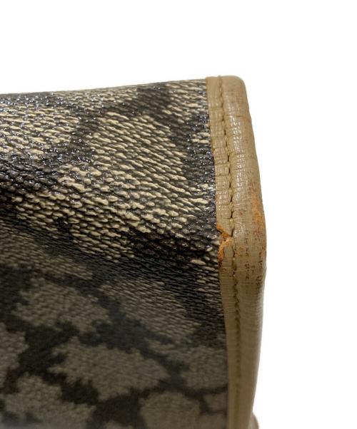 Yves Saint Laurent（イヴサンローラン）Yves Saint Laurent (イヴサンローラン) ジラフパターン セカンドバッグ ベージュの古着・服飾アイテム