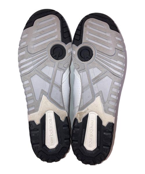 NEW BALANCE（ニューバランス）NEW BALANCE (ニューバランス) Aime Leon Dore (エメ レオン ドレ) 650R ハイカットスニーカー ホワイト×グリーン サイズ:30㎝の古着・服飾アイテム