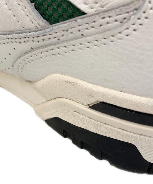 NEW BALANCE（ニューバランス）NEW BALANCE (ニューバランス) Aime Leon Dore (エメ レオン ドレ) 650R ハイカットスニーカー ホワイト×グリーン サイズ:30㎝の古着・服飾アイテム