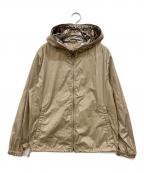 MONCLERモンクレール）の古着「JOUQUET/ナイロンフーデットジップジャケット」｜ベージュ