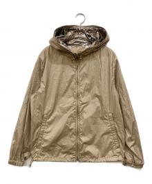 MONCLER（モンクレール）の古着「JOUQUET/ナイロンフーデットジップジャケット」｜ベージュ