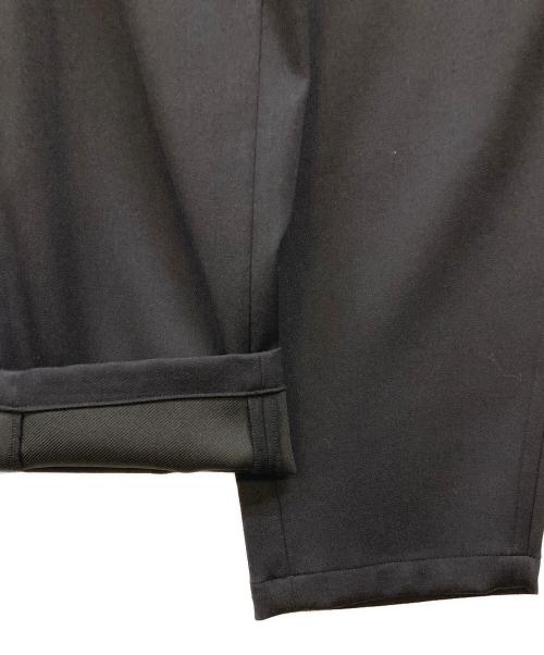 LOEFF（ロエフ）LOEFF (ロエフ) ダブルクロスボンタントラウザーパンツ ブラック サイズ:2の古着・服飾アイテム