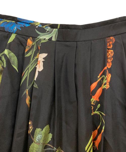 CABAN（キャバン）CABAN (キャバン) BIRD SINGING シルク フレアスカート ブラック サイズ:Sの古着・服飾アイテム