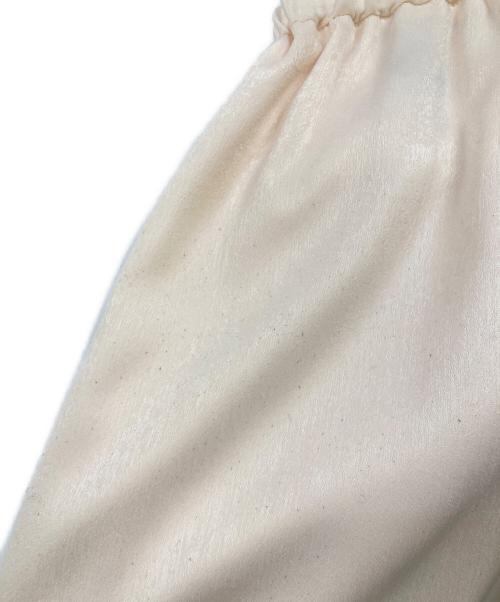 DRAWER（ドゥロワー）DRAWER (ドゥロワー) Satin Gather PANTS ピンク サイズ:36の古着・服飾アイテム