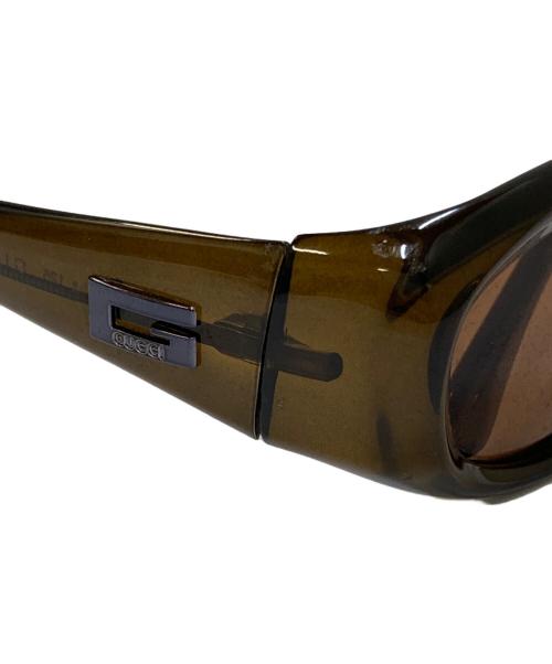GUCCI（グッチ）GUCCI (グッチ) サイドロゴサングラス ブラウン サイズ:50□19の古着・服飾アイテム