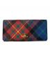 Vivienne Westwood（ヴィヴィアンウエストウッド）の古着「マックアンディタータンチェック オーブ ロングウォレット」｜レッド×ブルー
