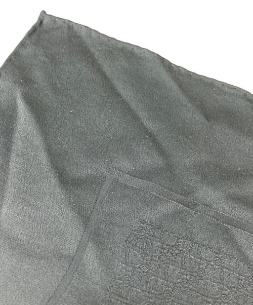 Christian Dior（クリスチャン ディオール）Christian Dior (クリスチャン ディオール) トロッター総柄 シルクスカーフ グレーの古着・服飾アイテム