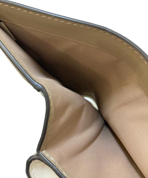 COACH（コーチ）COACH (コーチ) ミディアム コーナー ジップ ウォレット シグネチャー キャンバス ベージュの古着・服飾アイテム