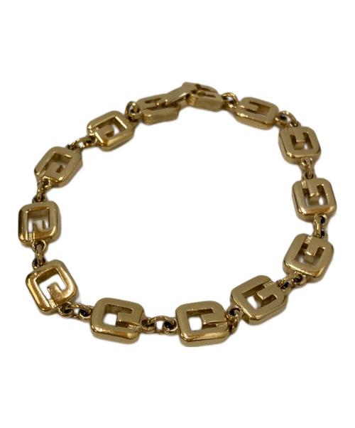 GIVENCHY（ジバンシィ）GIVENCHY (ジバンシィ) Gロゴ ブレスレット ゴールドの古着・服飾アイテム