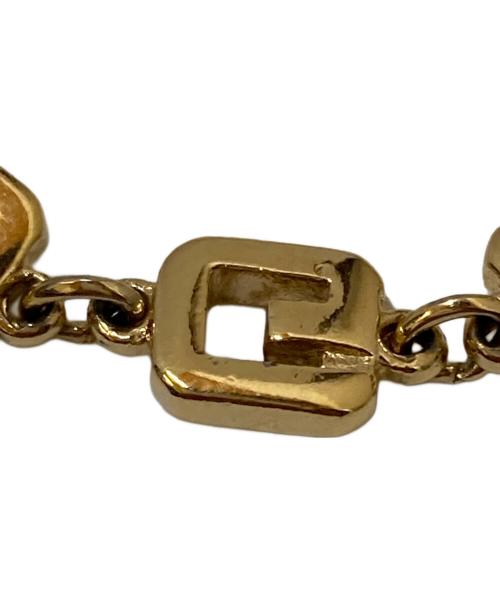 GIVENCHY（ジバンシィ）GIVENCHY (ジバンシィ) Gロゴ ブレスレット ゴールドの古着・服飾アイテム