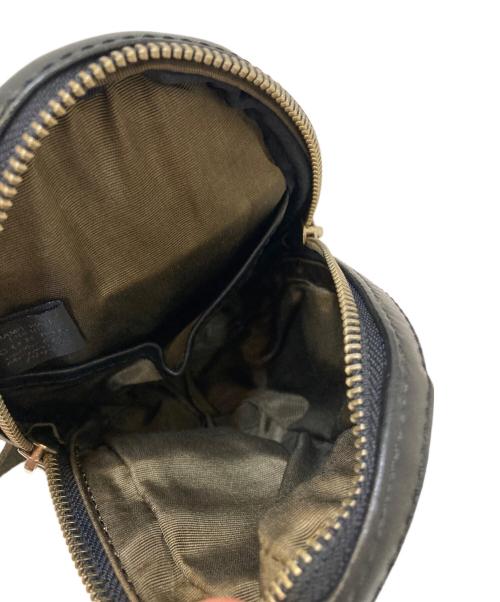 corbo（コルボ）CORBO (コルボ) レザーショルダーバッグ ブラックの古着・服飾アイテム