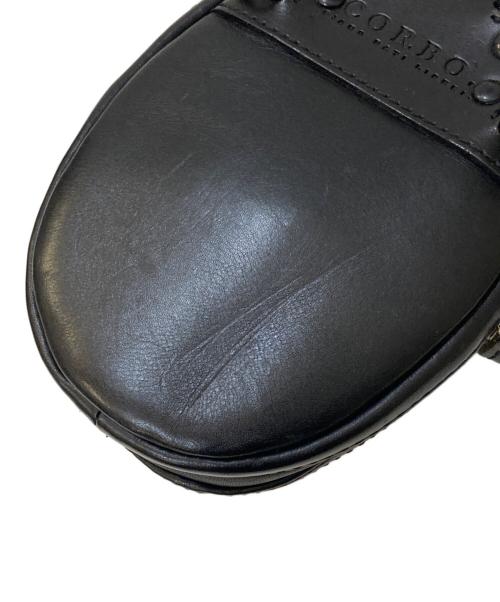 corbo（コルボ）CORBO (コルボ) レザーショルダーバッグ ブラックの古着・服飾アイテム