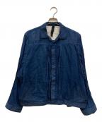 SHINYA KOZUKAシンヤコズカ）の古着「シースルートラッカージャケット」｜ブルー