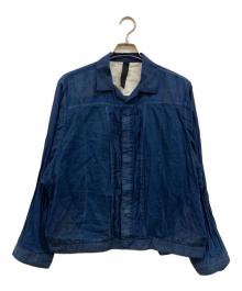 SHINYA KOZUKA（シンヤコズカ）の古着「シースルートラッカージャケット」｜ブルー