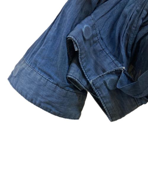 SHINYA KOZUKA（シンヤコズカ）SHINYA KOZUKA (シンヤコズカ) シースルートラッカージャケット ブルー サイズ:Ｍの古着・服飾アイテム