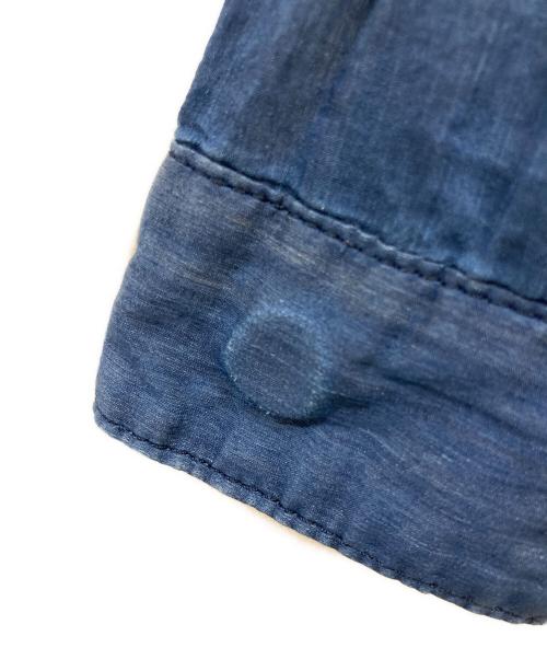 SHINYA KOZUKA（シンヤコズカ）SHINYA KOZUKA (シンヤコズカ) シースルートラッカージャケット ブルー サイズ:Ｍの古着・服飾アイテム