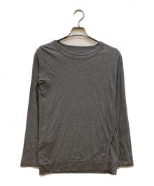 YOHJI YAMAMOTO（ヨウジヤマモト）の古着「layered design cut-and-sew top」｜グレー