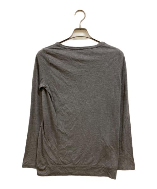 YOHJI YAMAMOTO（ヨウジヤマモト）YOHJI YAMAMOTO (ヨウジヤマモト) layered design cut-and-sew top グレー サイズ:2の古着・服飾アイテム