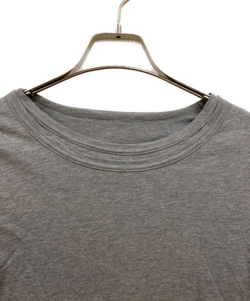 YOHJI YAMAMOTO（ヨウジヤマモト）YOHJI YAMAMOTO (ヨウジヤマモト) layered design cut-and-sew top グレー サイズ:2の古着・服飾アイテム