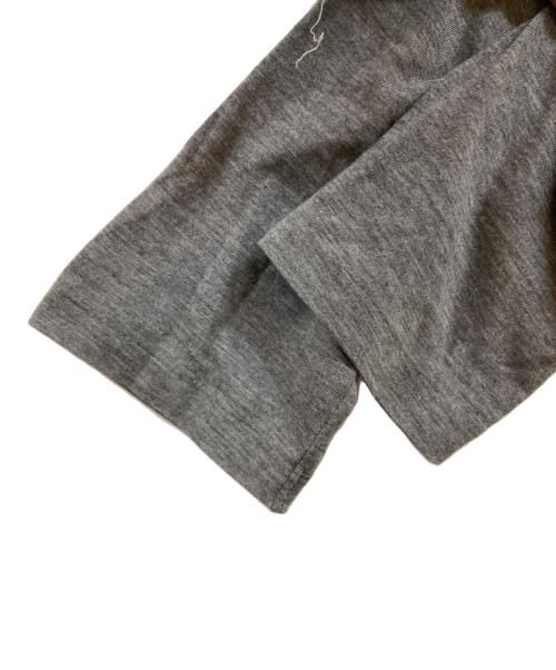 YOHJI YAMAMOTO（ヨウジヤマモト）YOHJI YAMAMOTO (ヨウジヤマモト) layered design cut-and-sew top グレー サイズ:2の古着・服飾アイテム