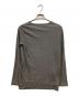 YOHJI YAMAMOTO (ヨウジヤマモト) layered design cut-and-sew top グレー サイズ:2：8000円