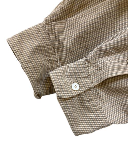 RALPH LAUREN（ラルフローレン）RALPH LAUREN (ラルフローレン) ストライプBDシャツ ベージュ サイズ:Ｌの古着・服飾アイテム