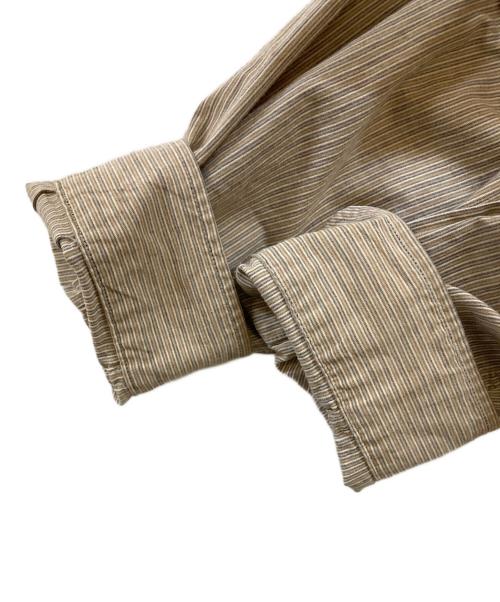 RALPH LAUREN（ラルフローレン）RALPH LAUREN (ラルフローレン) ストライプBDシャツ ベージュ サイズ:Ｌの古着・服飾アイテム