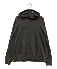 BLESSU（ブレスユー）の古着「pigment logo hoodie」｜グレー
