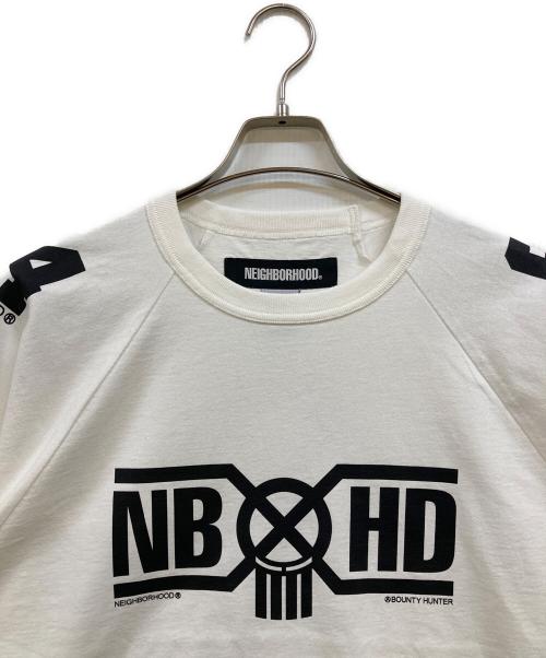 RUSSELL ATHLETIC（ラッセルアスレチック）RUSSELL ATHLETIC (ラッセルアスレチック) NEIGHBORHOOD (ネイバーフッド) BOUNTY HUNTER (バウンティハンター) CREWNECK SS ホワイト サイズ:Ｍの古着・服飾アイテム