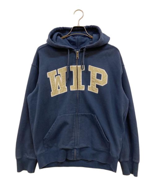 Carhartt WIP（カーハート ワーク イン プログレス）Carhartt WIP (カーハート ワーク イン プログレス) Hooded WIP Sweat Jacket Dusky Blue Stone Washed ネイビー サイズ:Sの古着・服飾アイテム