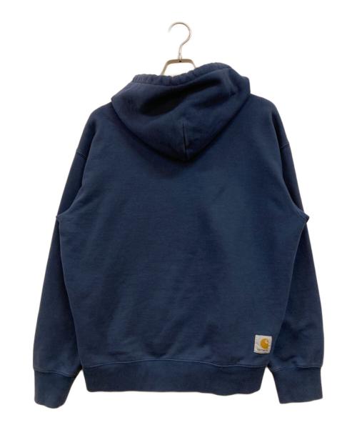 Carhartt WIP（カーハート ワーク イン プログレス）Carhartt WIP (カーハート ワーク イン プログレス) Hooded WIP Sweat Jacket Dusky Blue Stone Washed ネイビー サイズ:Sの古着・服飾アイテム