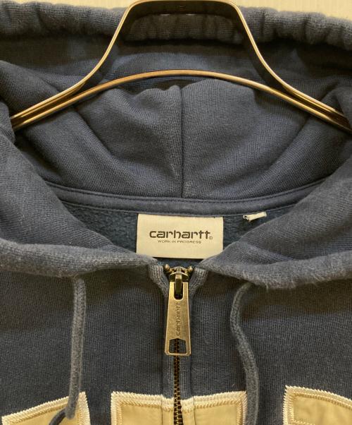 Carhartt WIP（カーハート ワーク イン プログレス）Carhartt WIP (カーハート ワーク イン プログレス) Hooded WIP Sweat Jacket Dusky Blue Stone Washed ネイビー サイズ:Sの古着・服飾アイテム