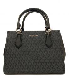 MICHAEL KORS（マイケル・コース）の古着「サッチェルミディアム2WAYハンドバッグ」｜ブラック