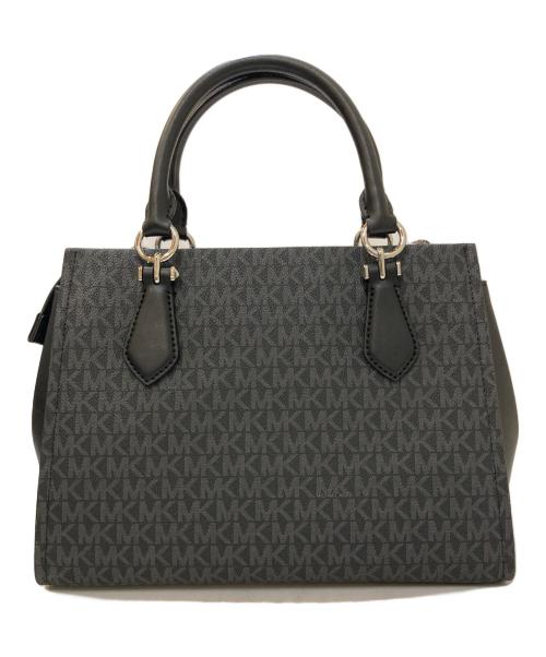 MICHAEL KORS（マイケル・コース）MICHAEL KORS (マイケル・コース) サッチェルミディアム2WAYハンドバッグ ブラックの古着・服飾アイテム