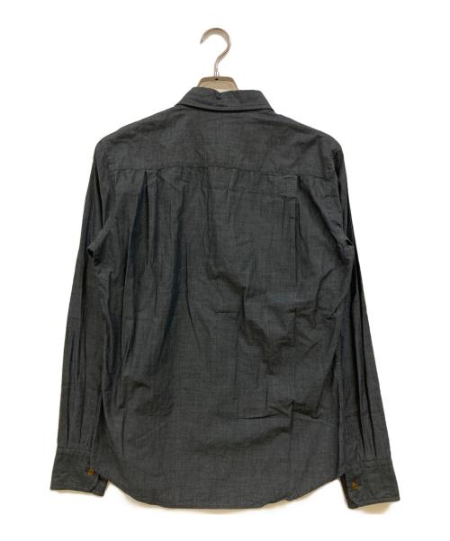 Vivienne Westwood man（ヴィヴィアン ウェストウッド マン）Vivienne Westwood man (ヴィヴィアン ウェストウッド マン) オーブワンポイント刺繍シャツ グレー サイズ:44の古着・服飾アイテム