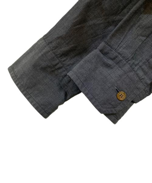 Vivienne Westwood man（ヴィヴィアン ウェストウッド マン）Vivienne Westwood man (ヴィヴィアン ウェストウッド マン) オーブワンポイント刺繍シャツ グレー サイズ:44の古着・服飾アイテム