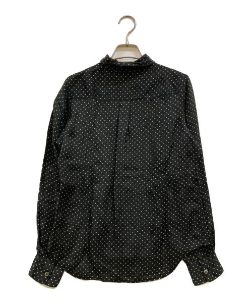 COMME des GARCONS COMME des GARCONS（コムデギャルソン コムデギャルソン）COMME des GARCONS COMME des GARCONS (コムデギャルソン コムデギャルソン) ドットフリルシャツ ブラック サイズ:XSの古着・服飾アイテム