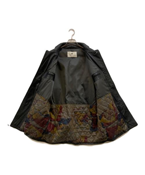 PIERRE BALMAIN（ピエール バルマン）PIERRE BALMAIN (ピエール バルマン) レザーカーコート ブラック サイズ:Ｍの古着・服飾アイテム