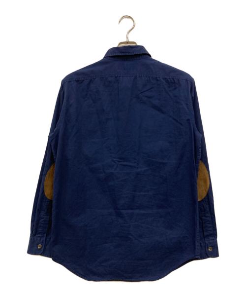 POLO RALPH LAUREN（ポロ・ラルフローレン）POLO RALPH LAUREN (ポロ・ラルフローレン) elbow patch military shirt ネイビー サイズ:Ｍの古着・服飾アイテム
