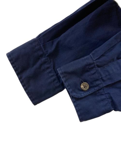 POLO RALPH LAUREN（ポロ・ラルフローレン）POLO RALPH LAUREN (ポロ・ラルフローレン) elbow patch military shirt ネイビー サイズ:Ｍの古着・服飾アイテム