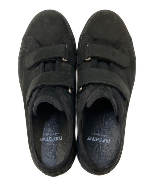nonnative（ノンネイティブ）nonnative (ノンネイティブ) ヌバックレザーストラップスニーカー ブラック サイズ:41の古着・服飾アイテム