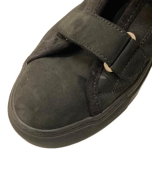 nonnative（ノンネイティブ）nonnative (ノンネイティブ) ヌバックレザーストラップスニーカー ブラック サイズ:41の古着・服飾アイテム