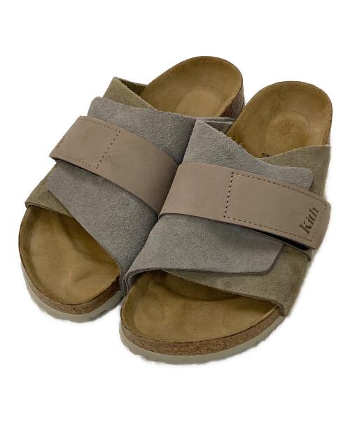 BIRKENSTOCK（ビルケンシュトック）BIRKENSTOCK (ビルケンシュトック) KITH (キス) Kyoto/サンダル ベージュ サイズ:38(24.5)の古着・服飾アイテム