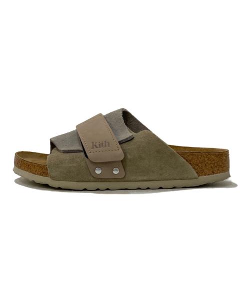 BIRKENSTOCK（ビルケンシュトック）BIRKENSTOCK (ビルケンシュトック) KITH (キス) Kyoto/サンダル ベージュ サイズ:38(24.5)の古着・服飾アイテム
