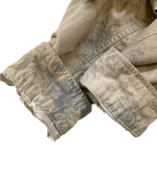 CHAPS（チャップス）CHAPS (チャップス) フローラルパターン M-65型 カバーオール ベージュ サイズ:XLの古着・服飾アイテム