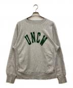 Championチャンピオン）の古着「80's カレッジプリント リバースウィーブスウェット」｜グレー