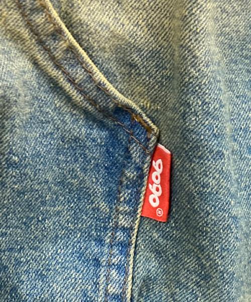 9090（9090）9090 (ナインティナインティ) Heisei Logo Denim Zip Hoodie インディゴ サイズ:XLの古着・服飾アイテム