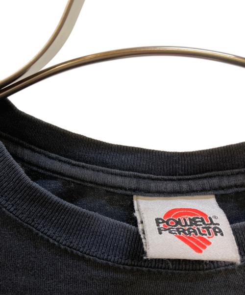 powell peralta（パウエルペラルタ）powell peralta (パウエルペラルタ) ボーンプリント ロングスリーブカットソー ブラック サイズ:Sの古着・服飾アイテム