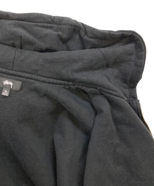 stussy（ステューシー）stussy (ステューシー) DOUBLE FACE LABEL ZIP HOODIE ブラック サイズ:XLの古着・服飾アイテム